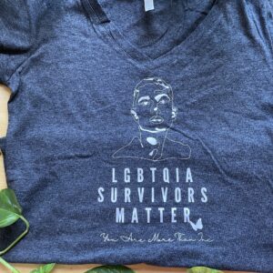 YMAT - LGBTQIA Survivors Matter V-Neck T-shirt